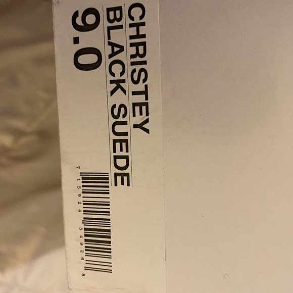 Steve Madden, Black Suede , Christey, size 9 - Picture 4 of 5